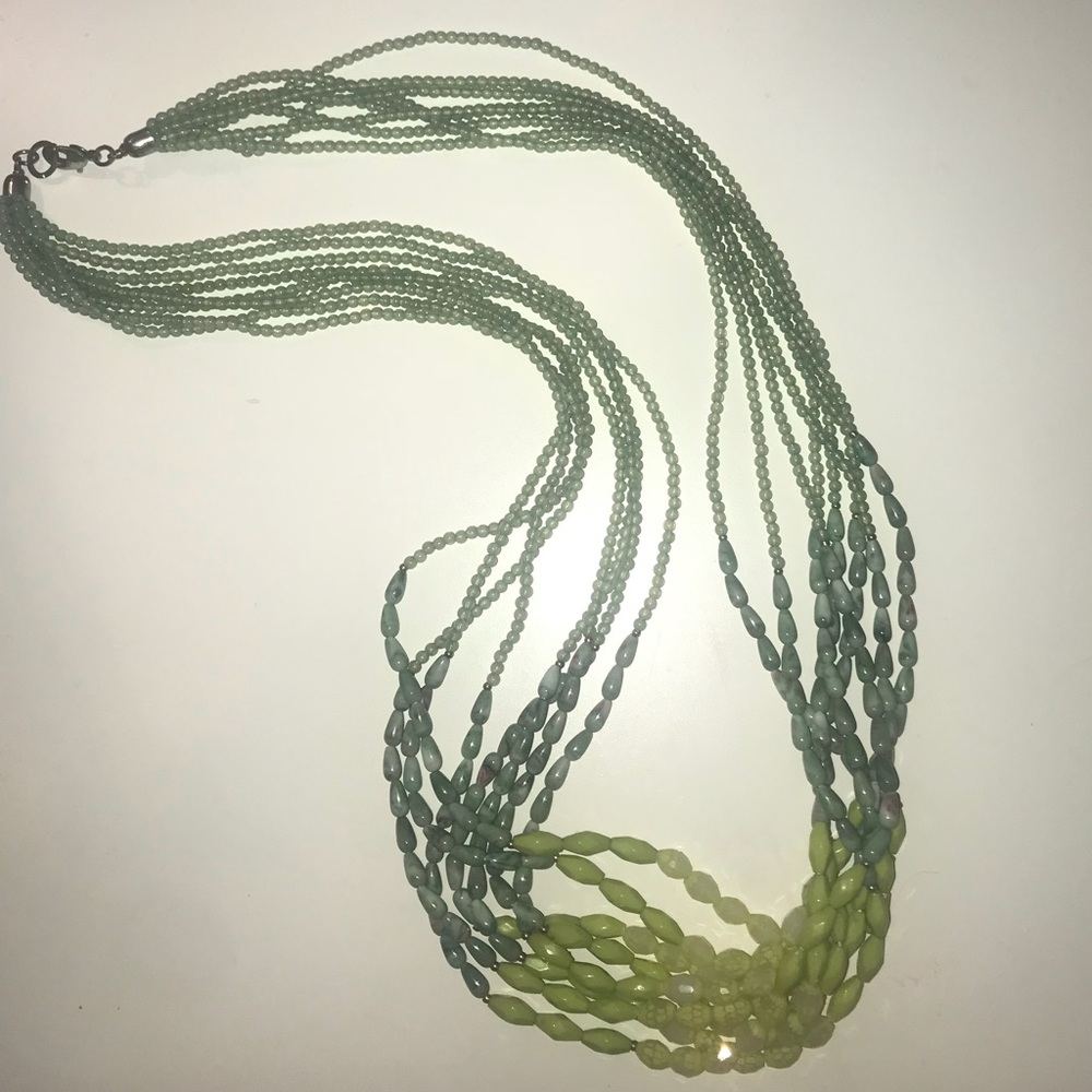 Green Beaded Necklace